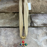 [Hart Designs] The Gilded Faith Scarf Necklace - The Pink Pineapple 850