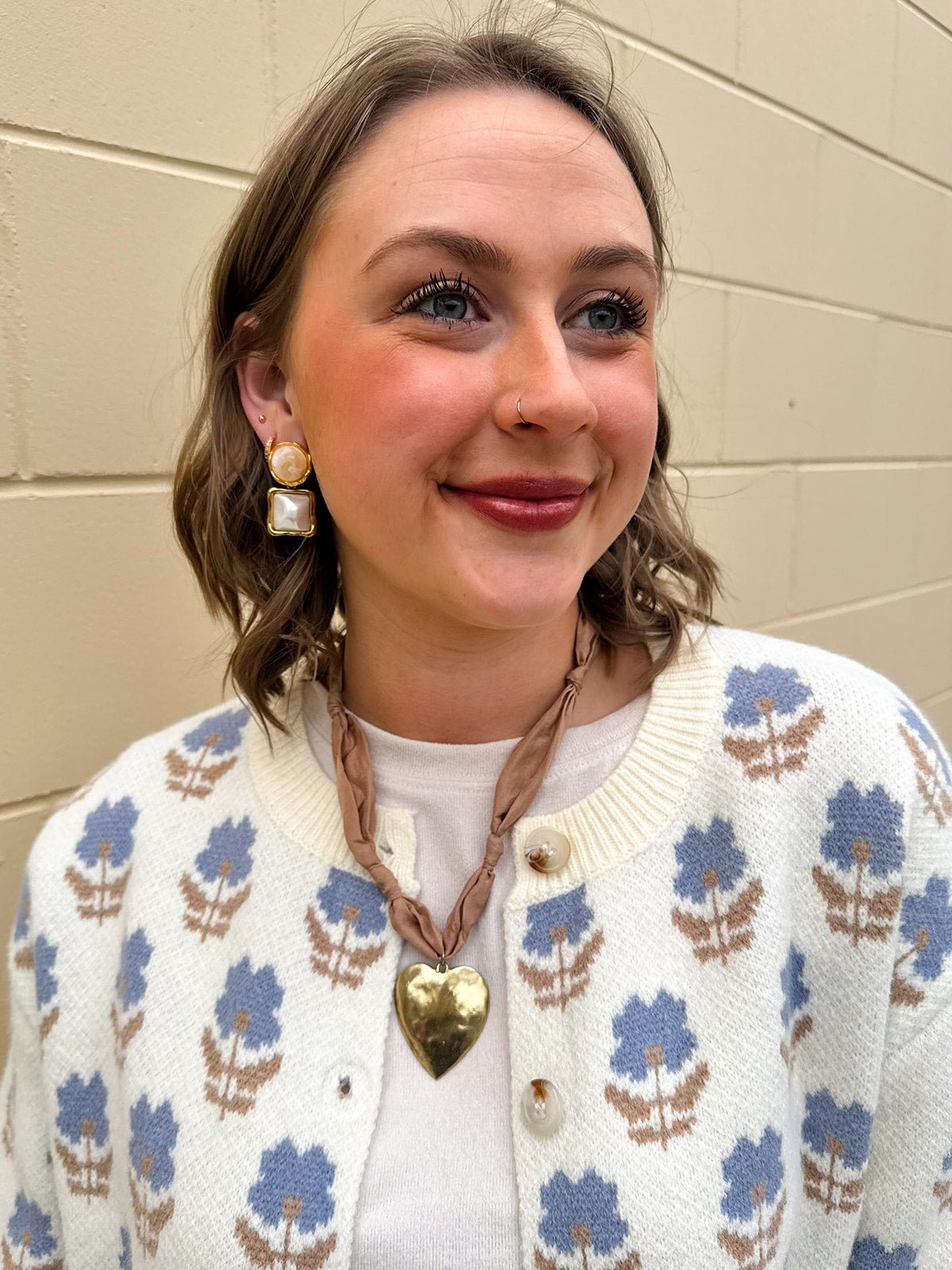 [Hart Designs] The Heart of Gold Scarf Necklace - The Pink Pineapple 850