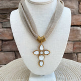 [Hart Designs] The Pure Grace Scarf Necklace - The Pink Pineapple 850