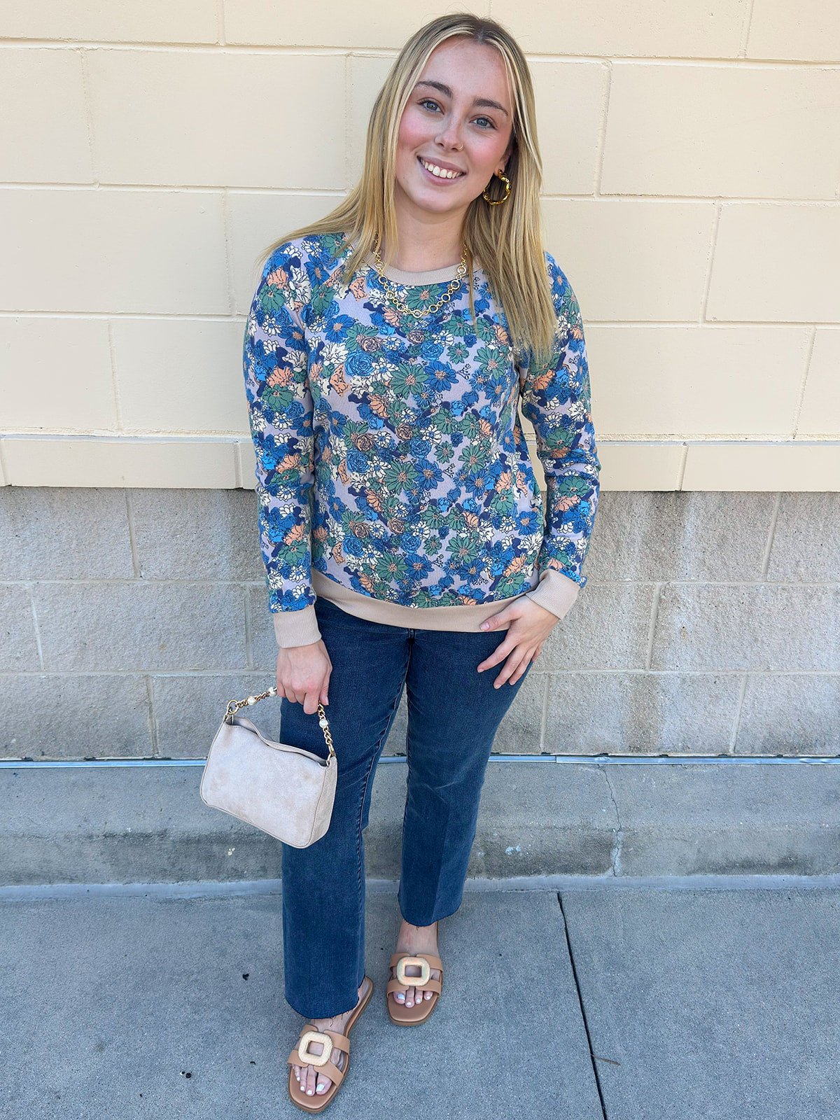Harvest Bloom Floral Top - The Pink Pineapple 850