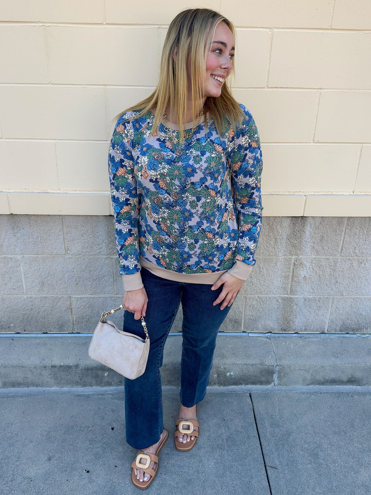 Harvest Bloom Floral Top - The Pink Pineapple 850