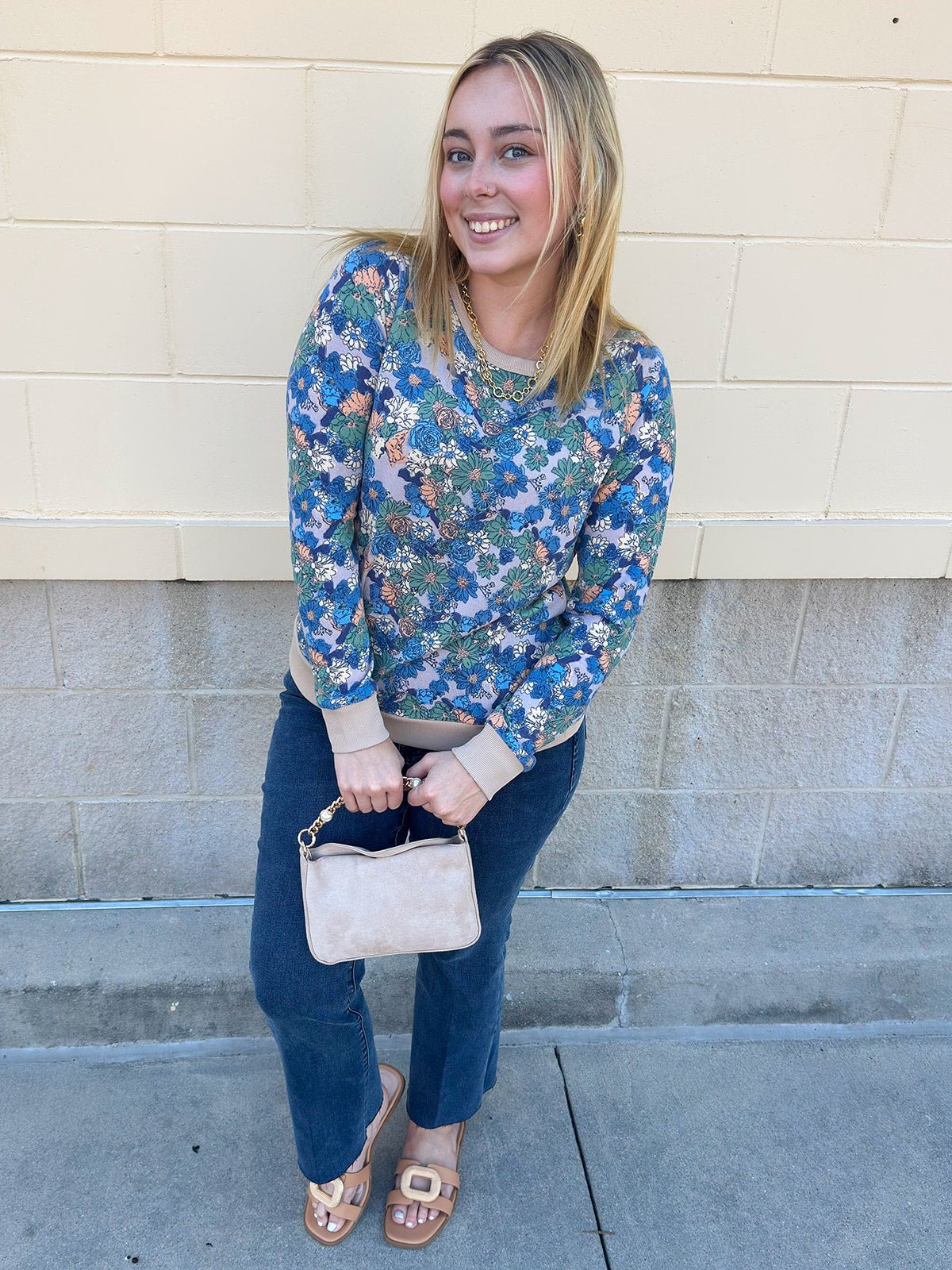 Harvest Bloom Floral Top - The Pink Pineapple 850