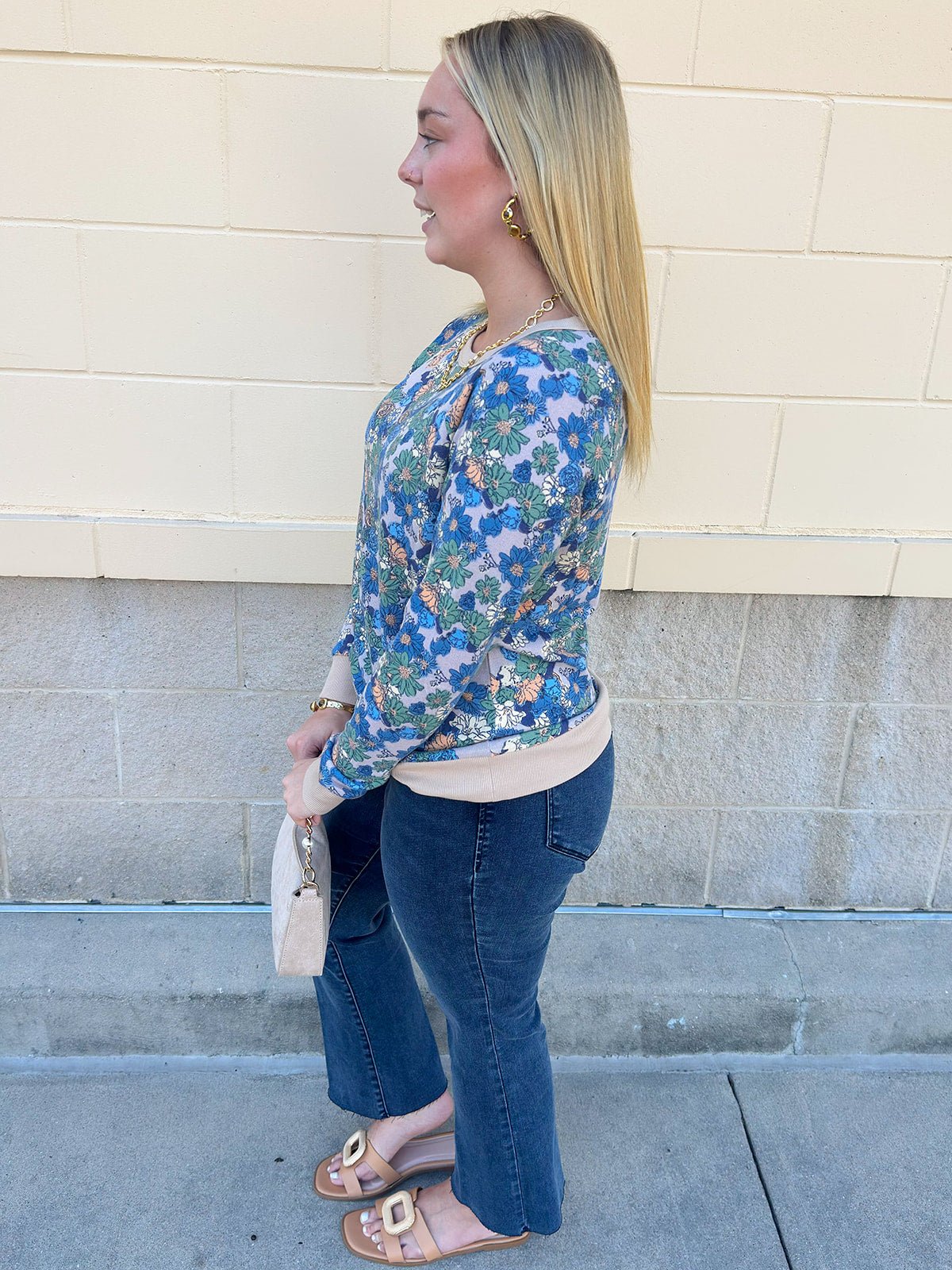 Harvest Bloom Floral Top - The Pink Pineapple 850