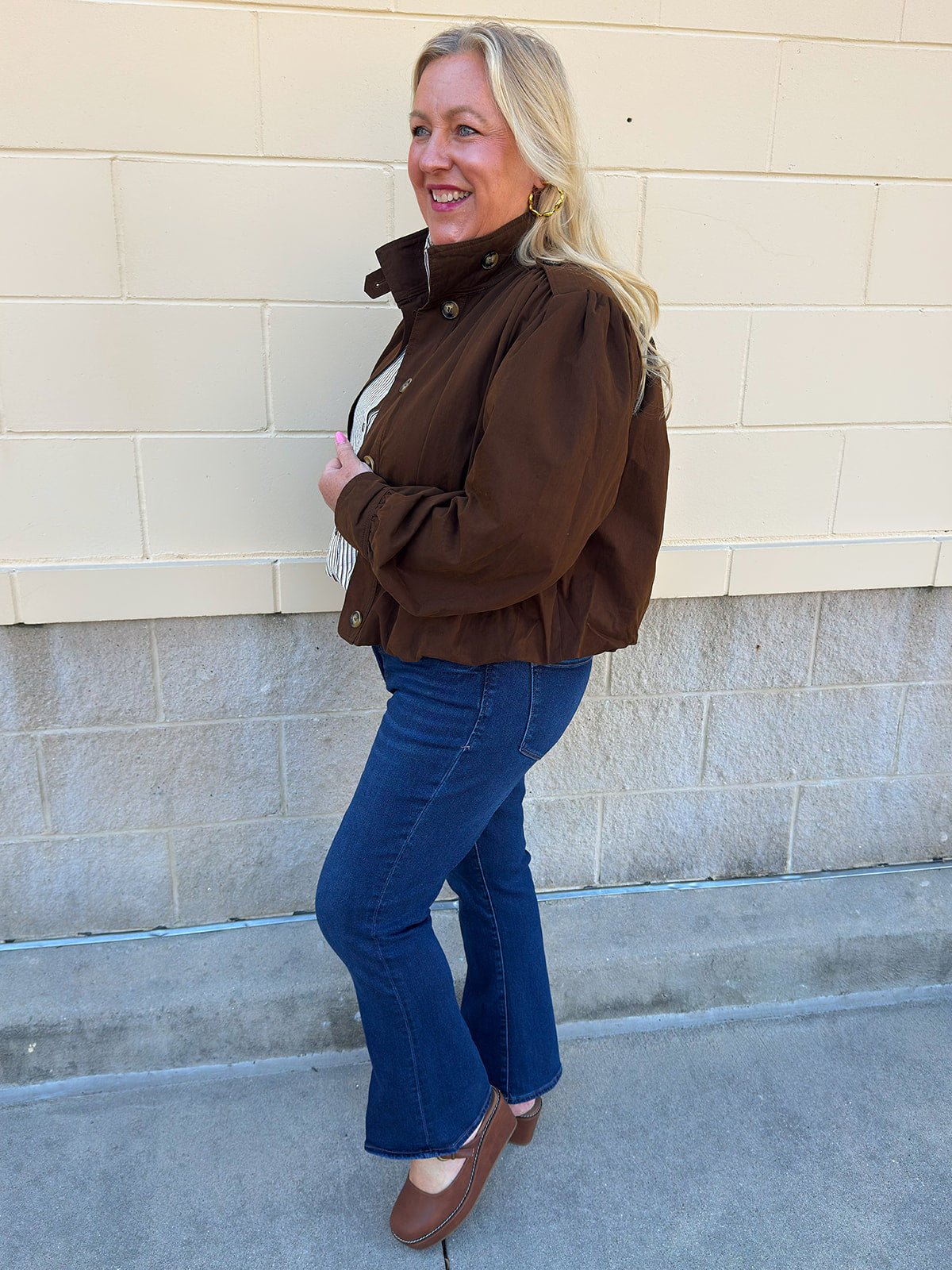 Hazelnut Hues Jacket - The Pink Pineapple 850