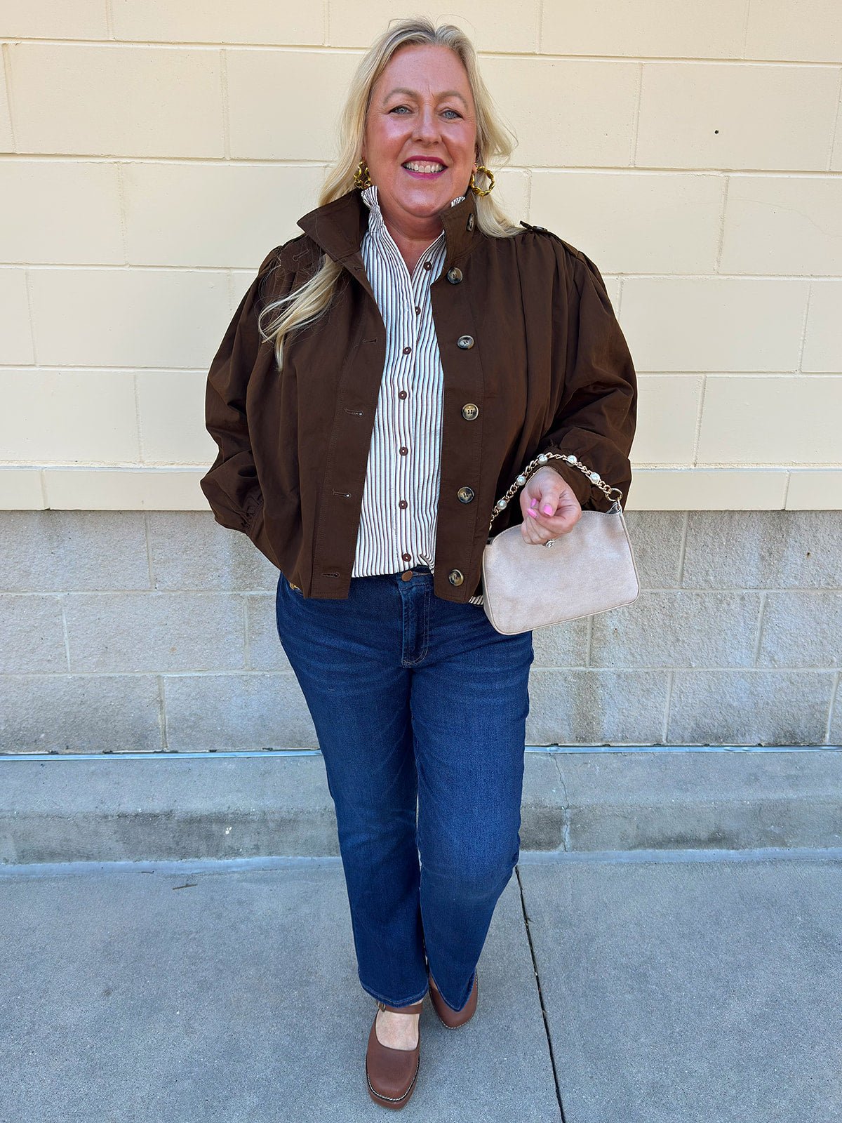 Hazelnut Hues Jacket - The Pink Pineapple 850