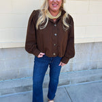 Hazelnut Hues Jacket - The Pink Pineapple 850