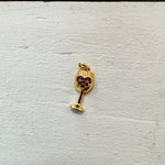 Heart Wine Glass Charm - The Pink Pineapple 850