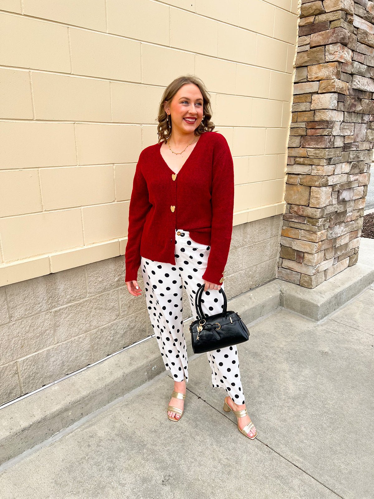 Heartfelt Charm Chunky Knit Cardigan - The Pink Pineapple 850