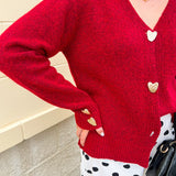 Heartfelt Charm Chunky Knit Cardigan - The Pink Pineapple 850