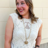 Heirloom Coast Crochet Tank - The Pink Pineapple 850