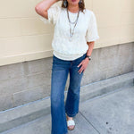 Heirloom Lace Knit Top - The Pink Pineapple 850