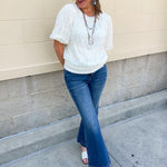 Heirloom Lace Knit Top - The Pink Pineapple 850