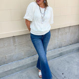 Heirloom Lace Knit Top - The Pink Pineapple 850