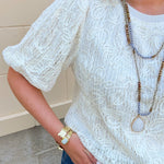 Heirloom Lace Knit Top - The Pink Pineapple 850