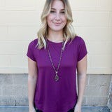 Hello Mello Dream Tee in Fuchsia - The Pink Pineapple 850