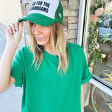 Here for the Shenanigans Trucker Cap - The Pink Pineapple 850