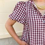 Heritage Check Midi Dress - The Pink Pineapple 850