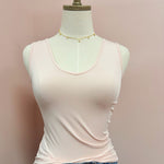 Hidden Gem Reversible Tank in Blush - The Pink Pineapple 850