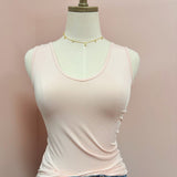 Hidden Gem Reversible Tank in Blush - The Pink Pineapple 850