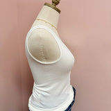 Hidden Gem Reversible Tank in Ivory - The Pink Pineapple 850