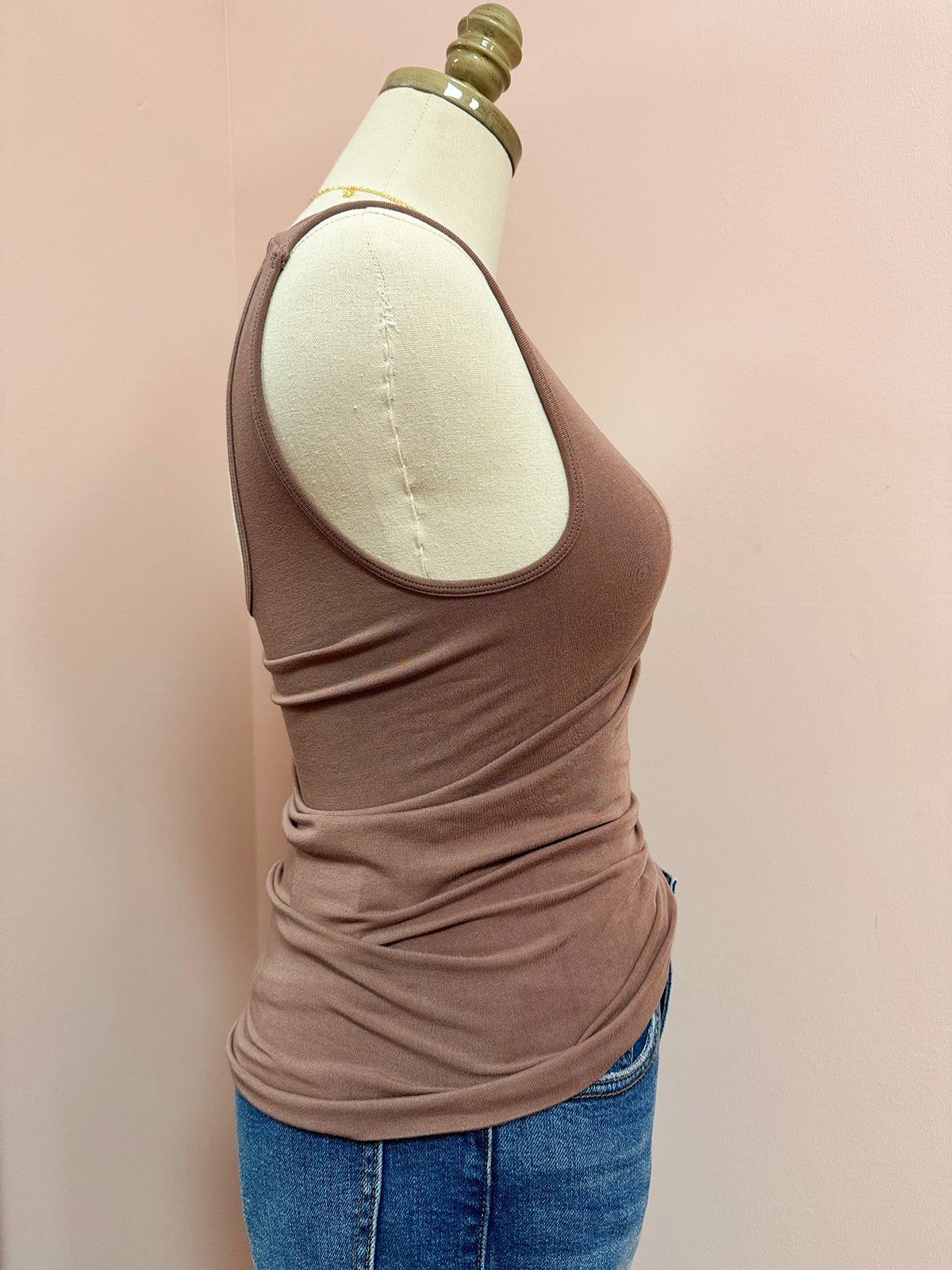 Hidden Gem Reversible Tank in Mauve - The Pink Pineapple 850