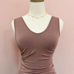 Hidden Gem Reversible Tank in Mauve - The Pink Pineapple 850