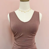 Hidden Gem Reversible Tank in Mauve - The Pink Pineapple 850