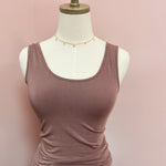 Hidden Gem Reversible Tank in Mauve - The Pink Pineapple 850