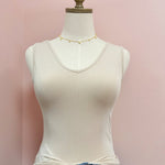 Hidden Gem Reversible Tank in Sand Shell - The Pink Pineapple 850