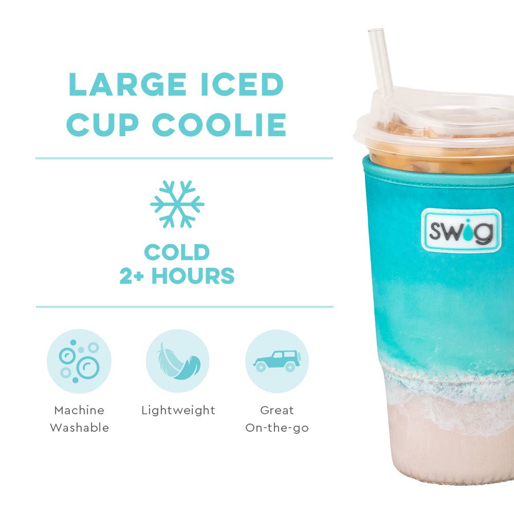 High Tide Iced Cup Coolie (Large) - The Pink Pineapple 850