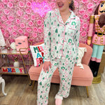 Holiday House Pajama Set - The Pink Pineapple 850