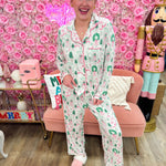 Holiday House Pajama Set - The Pink Pineapple 850