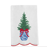 Holiday Potted Tree Tea Towel - The Pink Pineapple 850