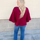 Holland Wine Serenity Sweater - The Pink Pineapple 850