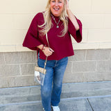 Holland Wine Serenity Sweater - The Pink Pineapple 850