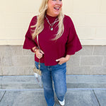 Holland Wine Serenity Sweater - The Pink Pineapple 850