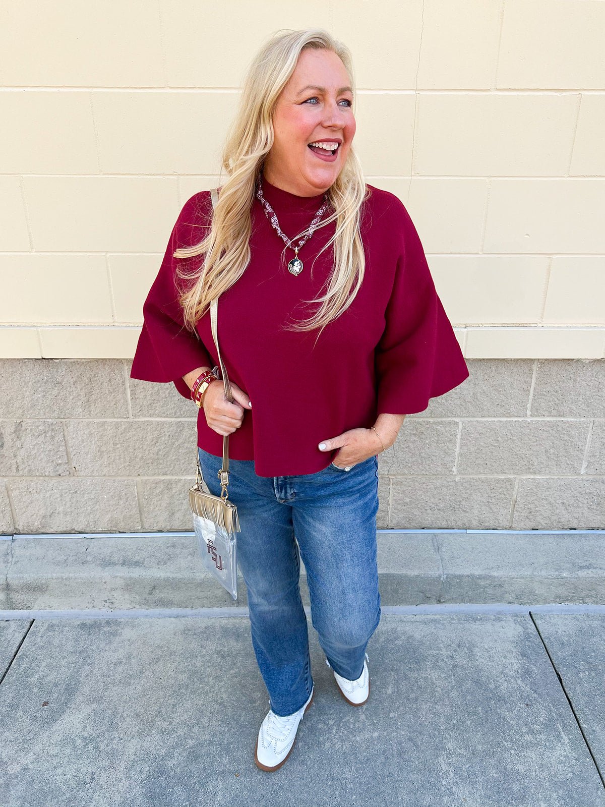 Holland Wine Serenity Sweater - The Pink Pineapple 850