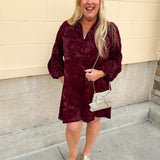 Holly & Hearth Velvet Mini Dress - The Pink Pineapple 850