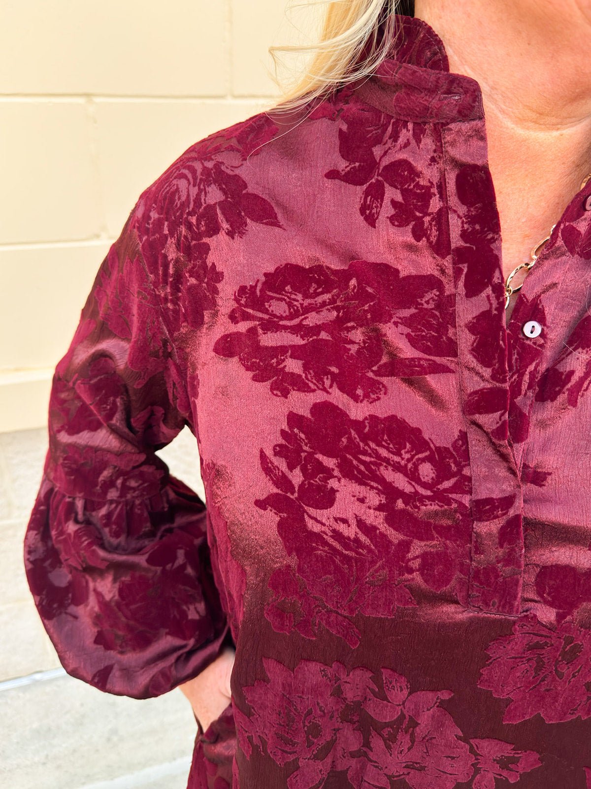 Holly & Hearth Velvet Mini Dress - The Pink Pineapple 850