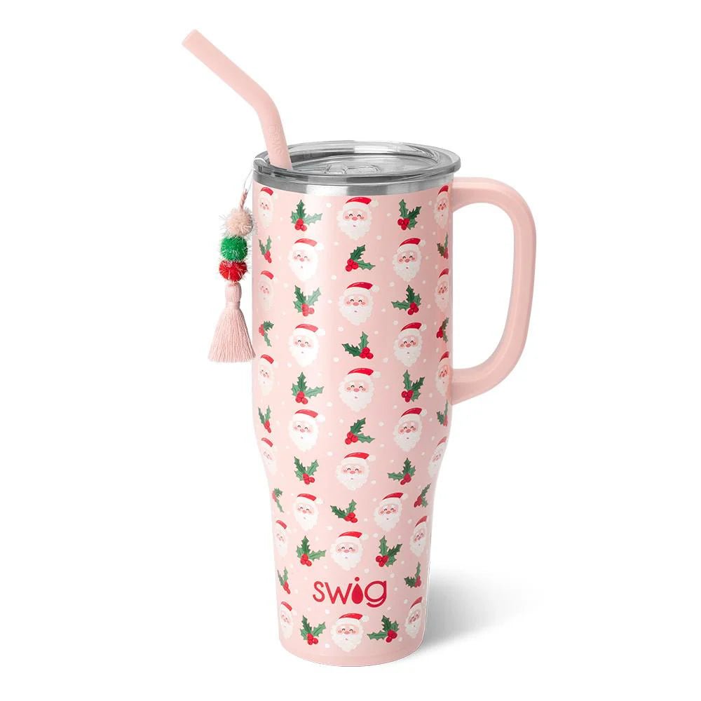 Holly Jolly Mega Mug 30oz - The Pink Pineapple 850