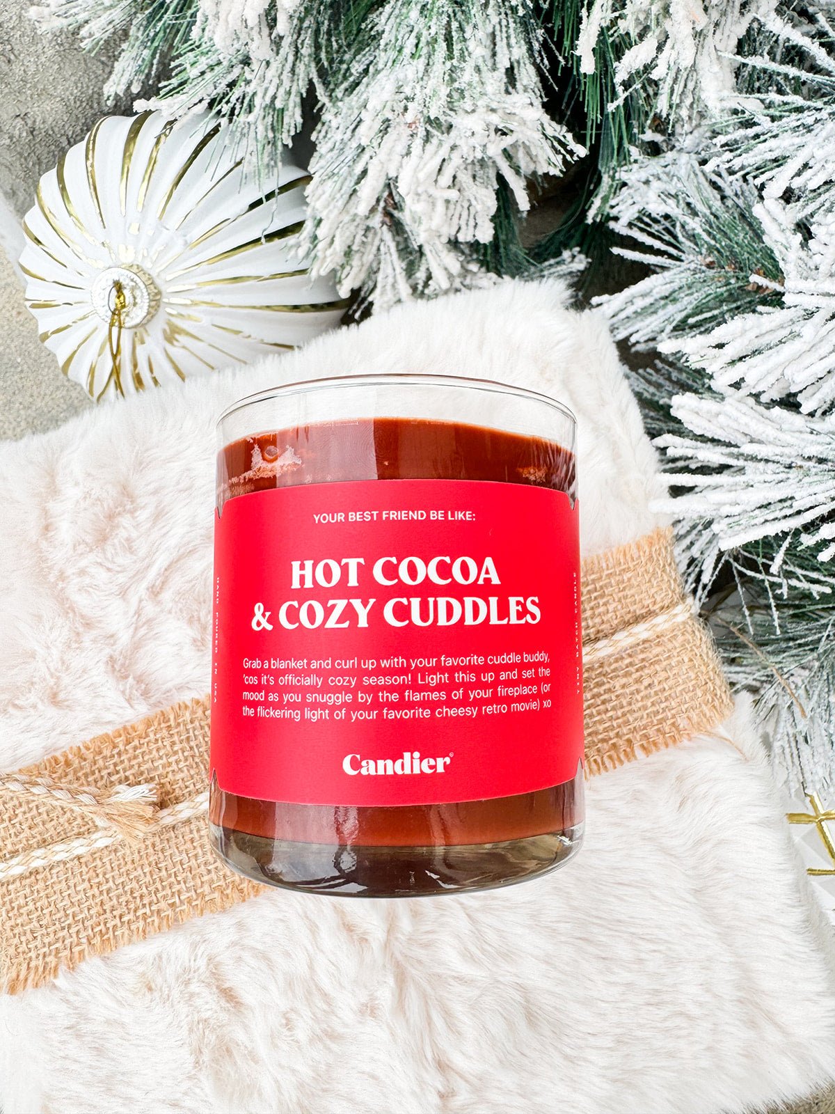 Hot Cocoa & Cozy Cuddles Candle - The Pink Pineapple 850