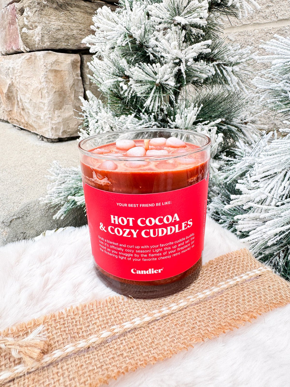 Hot Cocoa & Cozy Cuddles Candle - The Pink Pineapple 850