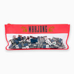 [Oh My Mahjong] Hot Coral Pagoda Mahjong Bag.