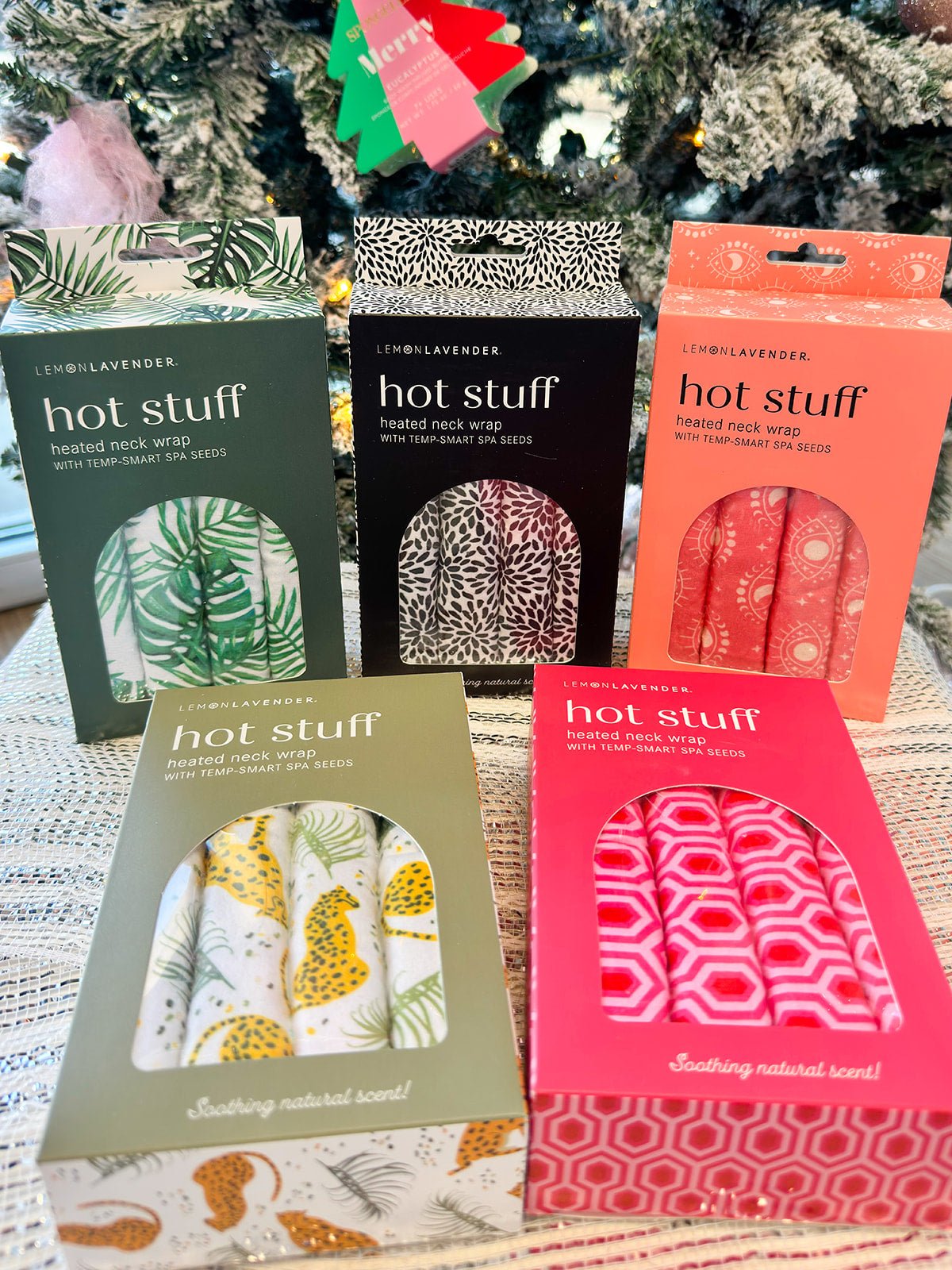 Hot Stuff Heated Neck Wrap - The Pink Pineapple 850