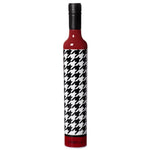 Houndstooth Bottle Umbrella - The Pink Pineapple 850