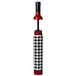 Houndstooth Bottle Umbrella - The Pink Pineapple 850