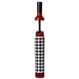 Houndstooth Bottle Umbrella - The Pink Pineapple 850
