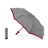 Houndstooth Bottle Umbrella - The Pink Pineapple 850