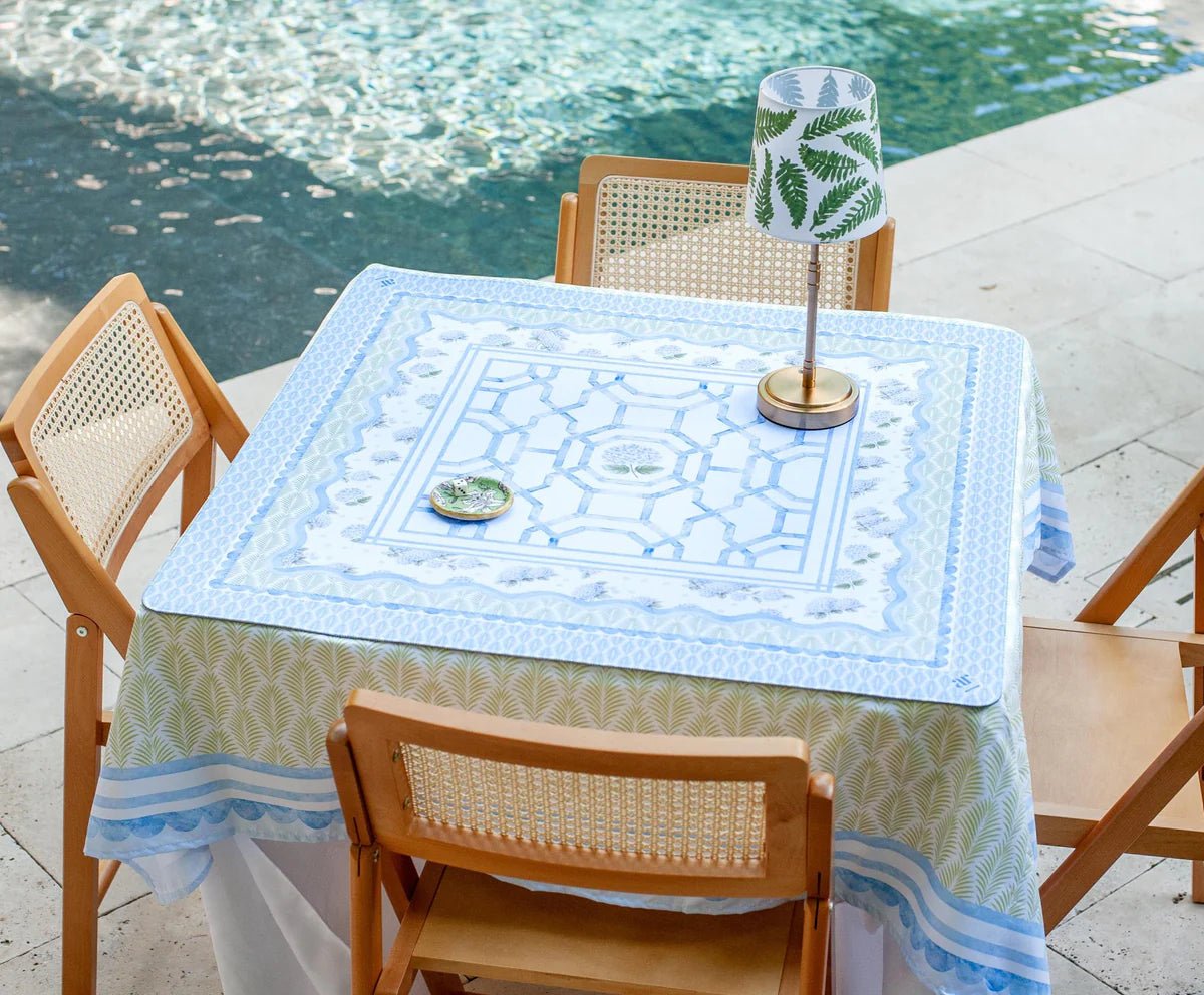 House of Hydrangea Mahjong Mat - The Pink Pineapple 850
