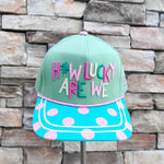 “How Lucky Are We” Green Polka Dot Trucker Hat - The Pink Pineapple 850